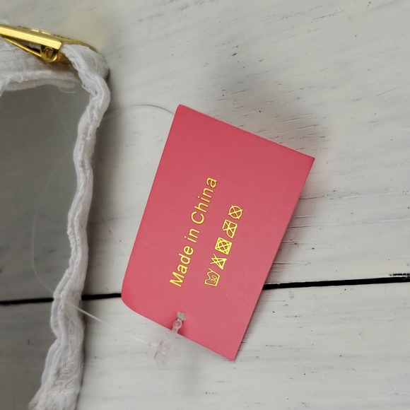 COPY - - Miss to Mrs white lace adjustable cap - Picture 4 of 6